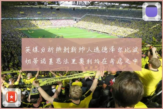 英媒分析热刺新帅人选德泽尔比波切蒂诺基恩法里奥利均在考虑之中